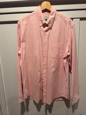 J. Crew Men’s Pink Stretch Button-Down Shirt